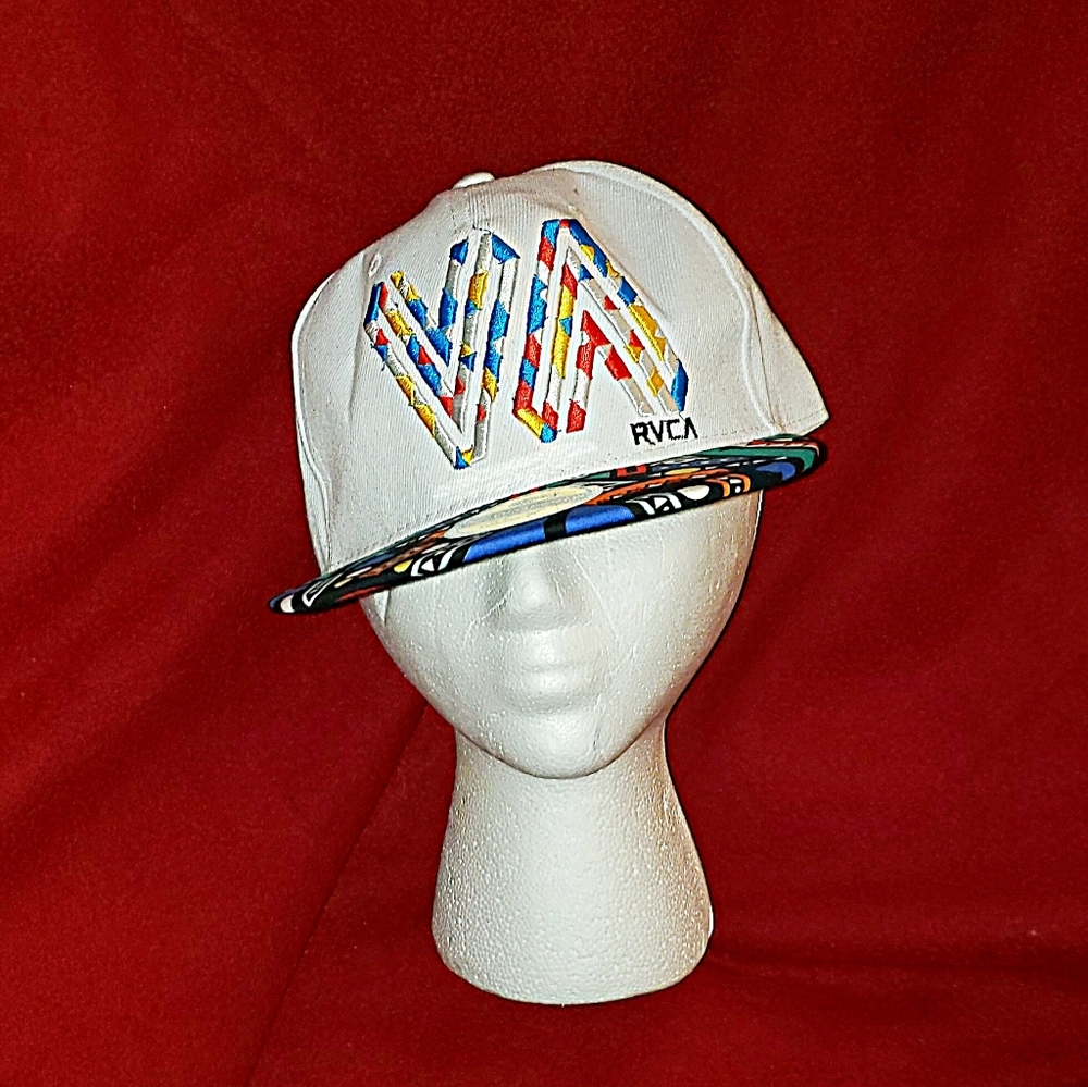 Unisex RVCA Graffiti Embroidered Snapback Hat